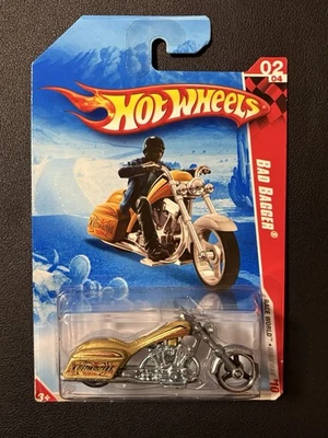 Hot Wheels Variations Motorcycle 2010 Bad Bagger Race World #2/4 Mint L@@k - Image 1 of 3