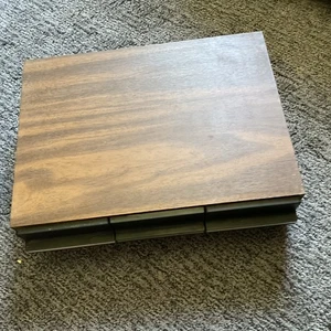 Cassette Holder Three Drawer 36 Spaces Wood Look - Picture 1 of 4