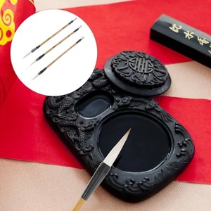3 Pcs Calligraphy Student Chinese Caligraphy Drawing Brush - Picture 1 of 12