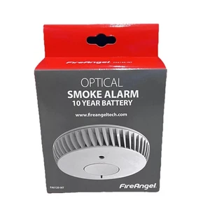 FireAngel Optical Sensor Smoke Detection Alarm 10 Year Sealed For Life Battery - Picture 1 of 4