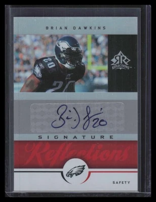 2005 Reflections Signature Reflections Red SRBD Brian Dawkins Auto - Image 1 of 2