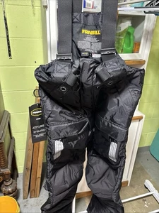 FRABILL I-Bib Ice Fishing Bib Pant, Black, Small BRAND NEW UNUSED - Picture 1 of 12