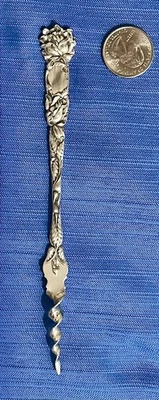 Selección de mantequilla de plata esterlina rosa nupcial Alvin - Art Nouveau 1903 antigua Foto 1 de 4