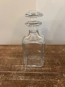 Vintage  BACCARAT CRYSTAL  Harcourt Square Bourbon Decanter France - Picture 1 of 5