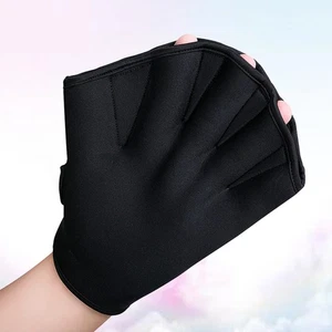 Men and Women Finger Paddles for Swimming Neoprene Gloves - Picture 1 of 11