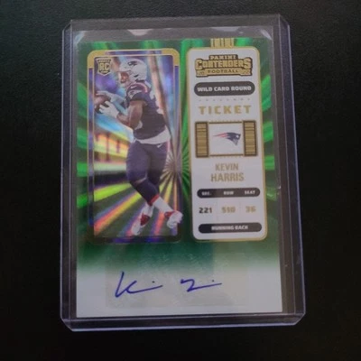 2022 Panini Contenders Rookie Ticket Kevin Harris #238 Wild Card Round (AU, RC) - Image 1 of 2