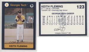 1991 Collegiate Collection Georgia Tech Keith Fleming #123