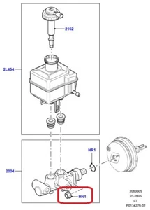 ( 1 ) GENUINE LAND ROVER SYH000010 SELF LOCKING NUT-Master Cylinder - Picture 1 of 4
