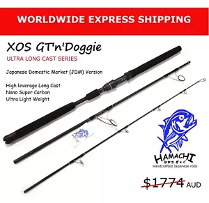 2018 HAMACHI 9'6 XOS GT'n'Doggie Ultra Cast 10 - 20lb Japanese spin fishing rod - Picture 1 of 13