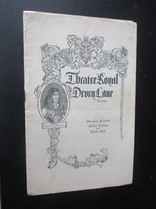 1920 GARDEN OF ALLAH  THEATRE ROYAL DRURY LANE BASIL GILL MADGE TITHERADGE