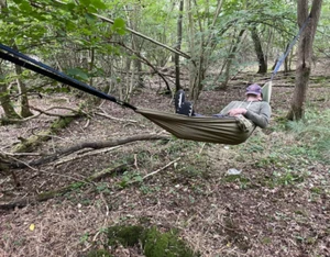 Camping Hammock with Mosquito Net for Backpacking Hiking Beach Portable Travel.. - Picture 1 of 24