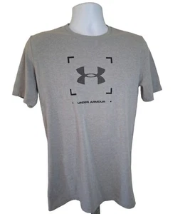 Under Armour HeatGear Herren T-Shirt Small Grau Kurzarm Outdoor Athleisure - Bild 1 von 7