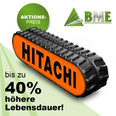 Gummikette Baggerkette für Hitachi Minibagger Bagger - 2 Stück zum Aktionspreis!