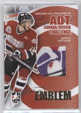 2008-09 ITG Heroes and Prospects Gold Emblem 1/1 Shawn Matthias Rookie RC 0d4