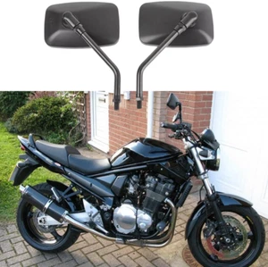 Rectangle Motorcycle Rearview Mirrors M10 For Suzuki Bandit GSF 600 1200 1250 - Picture 1 of 14