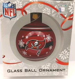 NFL Forever Collectible Tampa Bay Buccaneers Glaskugel Christbaumschmuck - Bild 1 von 5