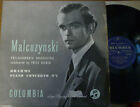 MALCUZYNSKI - RIEGER / BRAHMS Klavier Konzert Nr. 1 / COLUMBIA 33CX 1048