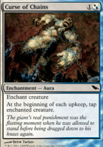 4x Japanese Curse of Chains ~ Near Mint Shadowmoor Foreign Stock Image MTG Magic - Image 1 of 1