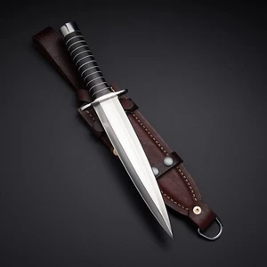 14" SUPERB CUSTOM MADE FORGED TOOL STEEL BLADE, TACTICAL HUNTING SURVIVAL DAGGER - Picture 1 of 2