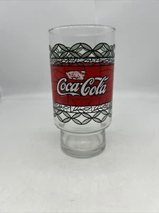 Vintage Coca-Cola Advertising Tiffany Style Stained Glass 6 1/8” - Picture 1 of 6