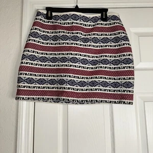 Madewell Damenrock weiß Jacquard Gamine 10 - Bild 1 von 6