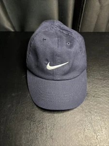 Authentic Nike White Swoosh Ball Cap Infant Hat Clothes Baby Style Blue - Picture 1 of 3