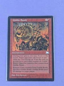MTG: Magic The Gathering:Goblin Bomb - Rare - Near Mint - Picture 1 of 2