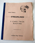 Streamlined 3 Card Trick Routine By Leslie Drake & Supreme - Magic Trick Book