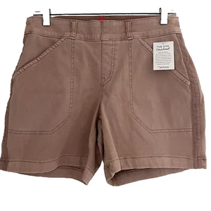 Spanx Twill Shorts Size S Womens Mauve Brown Midrise Sliming Shapewear 6 in New - Picture 1 of 13