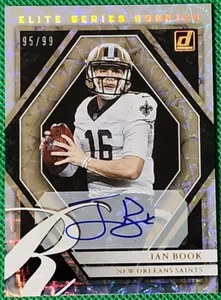 IAN BOOK /99 2021 Donruss Elite Series Rookies Rookie AUTO RC SAINTS EAGLES SP! - Picture 1 of 2