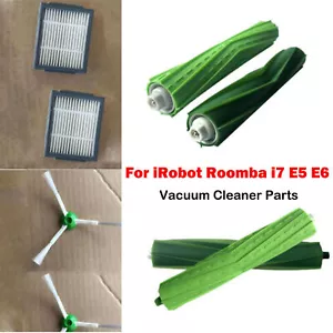 For iRobot Roomba i7 E5 E6 Vacuum Cleaner Roller/Main/Side Brush+ Filter Set - Picture 1 of 16
