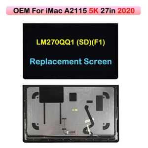 Conjunto de pantalla LCD OEM para imac 5K 27 pulgadas A2115 2020 LM270QQ1 (SD)(F1) - Imagen 1 de 8