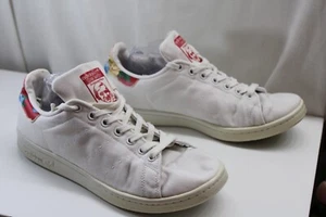 Limited edition adidas Stan Smith Canvas floral shoes Size 10 - Picture 1 of 6