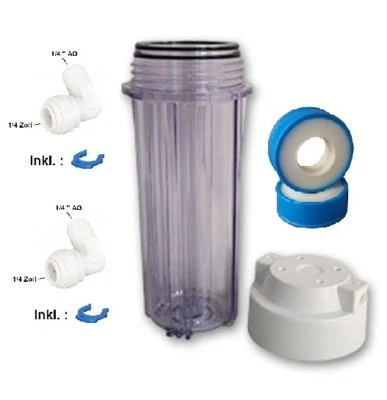 PLANET-AQUA Filtergehäuse 10 Zoll + Zubehör Wasserfilter Osmoseanlage Umkehrosmose Osmose