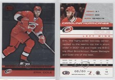 2002-03 Pacific Heads Up Red /80 Erik Cole #19