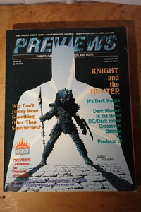 Vintage Aug 1994 Diamond Previews Magazine Vol 4 No 8 the Preditor Batman - Picture 1 of 2