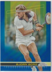 2024 TOPPS CHROME TENNIS BLUE REFRACTOR #115 BJORN BORG 117/250 - Picture 1 of 1