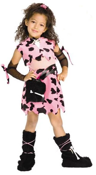 Halloween Sensations - Rosa Cavegirl Cave Girl Pequeña 4-6 4 5 6 Halloween Rubíes Foto 1 de 1