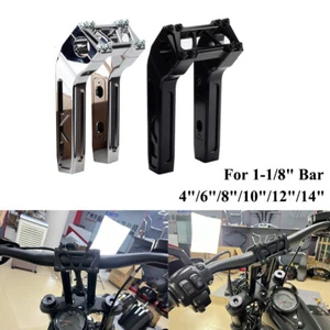 4"/6"/8"/10"/12"/14"Riser Kit For 1-1/8" Bar Harley Dyna Sportster 883 FXBB FXFB - Picture 1 of 31