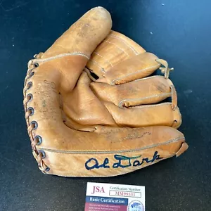 Al Dark Signed 1950's Game Model Baseball Glove With JSA COA - Picture 1 of 6