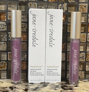 Bundle 2 Jane Iredale HydroPure Hyaluronic Lip Gloss Tourmaline Full Size NIB - Picture 1 of 9