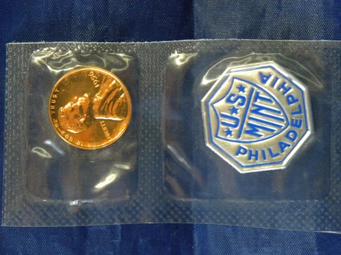 1956 Lincoln Gem Proof Wheat Cent Penny In Original Proof Set Cellophane Cover