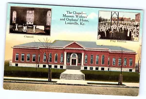 Louisville Kentucky the Chapel Masonic Widows Orphans Home postcard D001 - Picture 1 of 2