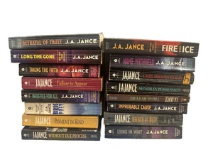 Lot Of 15 J.A. Jance HC/DJ Paperback Books Crime Mystery Suspense - Picture 1 of 4