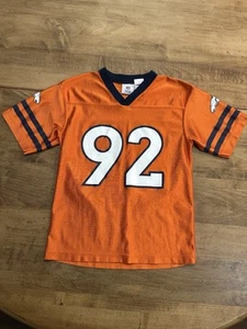 Denver Broncos Youth L NFL Team Apparel Jersey Orange #92 - Picture 1 of 5