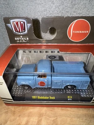 m2 1951 studebaker Truck; Utility Bed; New 1/64 Scale Diecast  - Image 1 of 4
