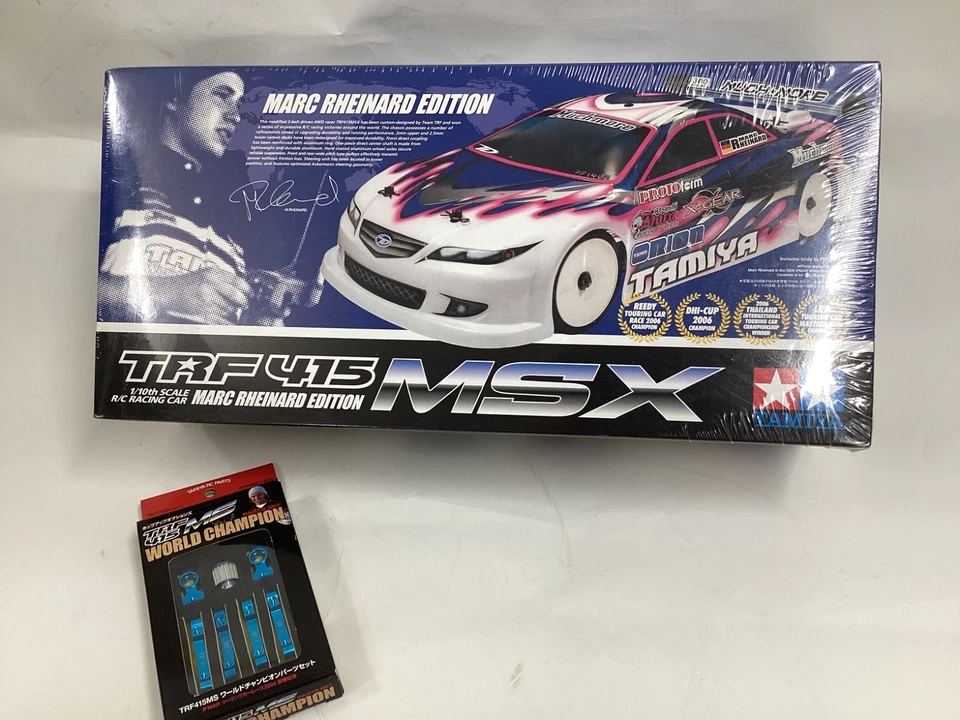 Tamiya Vintage TRF 415 MSX 49394 Marc Reinhard Edition neuwertig + 49351 Tuningt - Bild 1 von 4