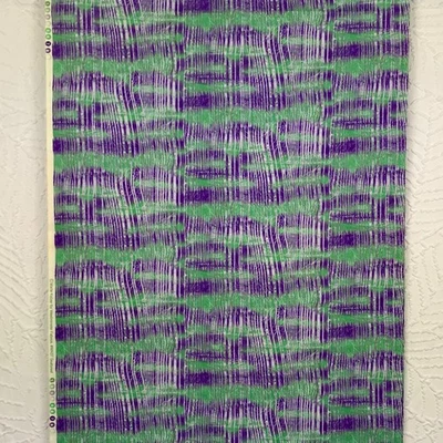 Tela acolchada de algodón Westminster de 3 yardas Marie Kelzer SEAFOREST verde púrpura Foto 1 de 4