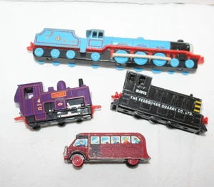 Vintage (4) Thomas Tank Engine & Friends Diecast Magnetic Trains Ertl Lot 4 1990's - Bild 1 von 9