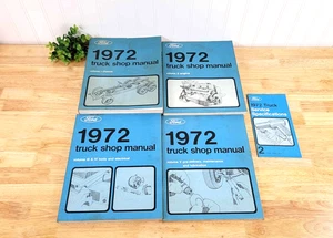 1972 Ford Truck/car Factory Shop Manual (5-Volume Set) EXCELLENT Condition - Picture 1 of 9